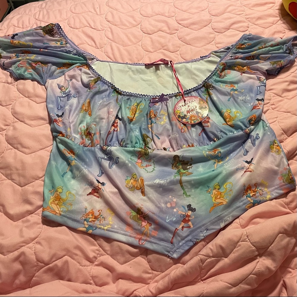 Dolls Kill x Winx Club Crop Top